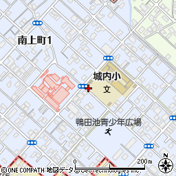 大阪府岸和田市南上町周辺の地図