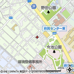 大阪府岸和田市上町48-21周辺の地図