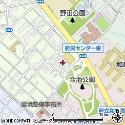 大阪府岸和田市上町48-5周辺の地図