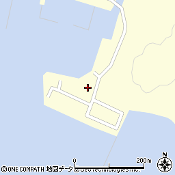 峰町東部漁協周辺の地図