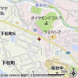 大阪府岸和田市下松町1160周辺の地図
