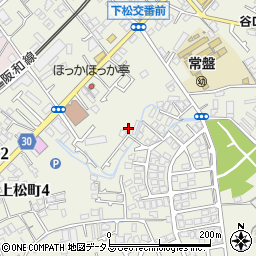大阪府岸和田市下松町4丁目21周辺の地図