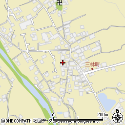 大阪府和泉市三林町388周辺の地図
