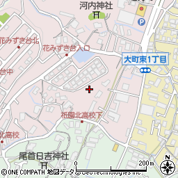 花みずき台東公園周辺の地図