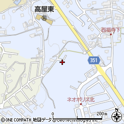 広島県東広島市高屋町白市754-17周辺の地図