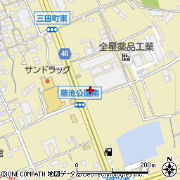 ファミリーマート岸和田三田町北店周辺の地図