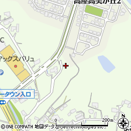 広島県東広島市高屋町杵原1734周辺の地図