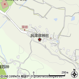 呉津彦神社周辺の地図