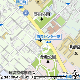 大阪府岸和田市上町49周辺の地図