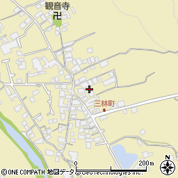 大阪府和泉市三林町242周辺の地図
