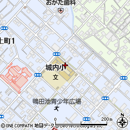 岸和田市立城内小学校周辺の地図
