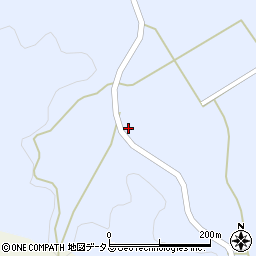 山口県萩市高佐下伏馬2787周辺の地図