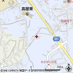 広島県東広島市高屋町白市754-9周辺の地図