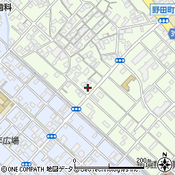 大阪府岸和田市上町28-16周辺の地図