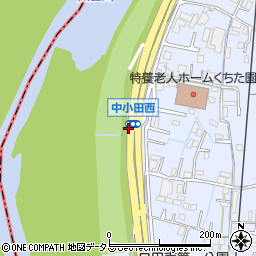 中小田西周辺の地図