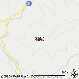 奈良県東吉野村（吉野郡）谷尻周辺の地図