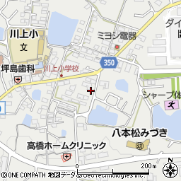 広島県東広島市八本松飯田周辺の地図