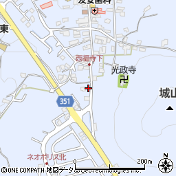 広島県東広島市高屋町白市774周辺の地図