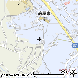 広島県東広島市高屋町白市648周辺の地図
