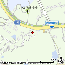 広島県東広島市高屋町杵原1043周辺の地図