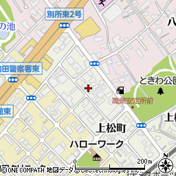 大阪府岸和田市下松町5076周辺の地図