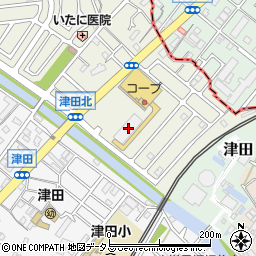 セリア津田北店周辺の地図