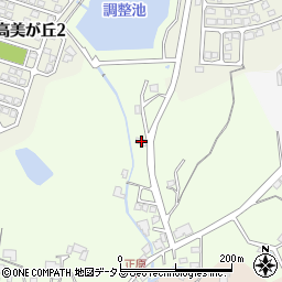 広島県東広島市高屋町杵原1588周辺の地図