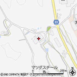 広島県東広島市志和町冠2516周辺の地図