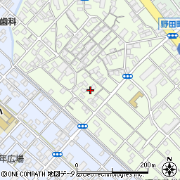 大阪府岸和田市上町28周辺の地図