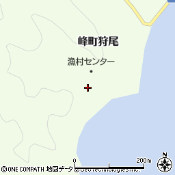 長崎県対馬市峰町狩尾35周辺の地図