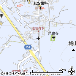 広島県東広島市高屋町白市772周辺の地図