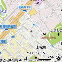 大阪府岸和田市下松町5066周辺の地図