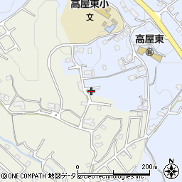 広島県東広島市高屋町白市637-5周辺の地図