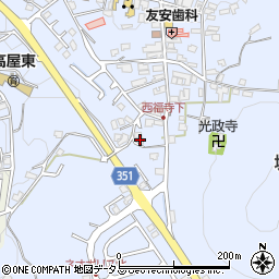 広島県東広島市高屋町白市748周辺の地図