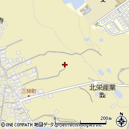 大阪府和泉市三林町262周辺の地図