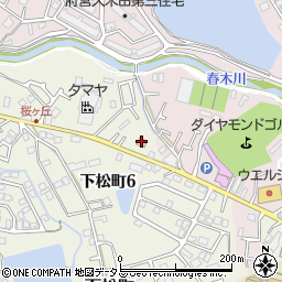 ローソン岸和田額原町店周辺の地図