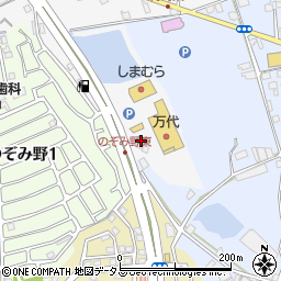 大阪府和泉市万町1073周辺の地図