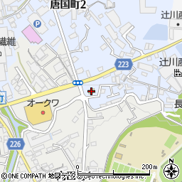 ファミリーマート和泉唐国店周辺の地図
