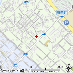 大阪府岸和田市上町27-15周辺の地図