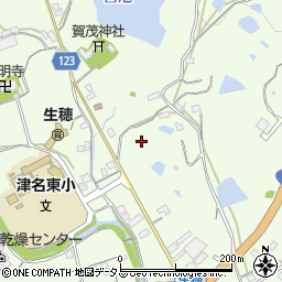 兵庫県淡路市生穂周辺の地図
