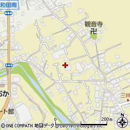 大阪府和泉市三林町170周辺の地図