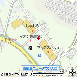 広島県東広島市高屋町杵原1791周辺の地図
