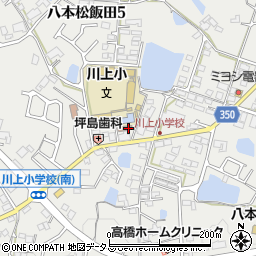 東広島市役所　川上第３いきいきこどもクラブ周辺の地図