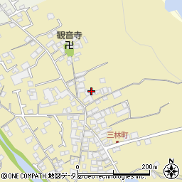 大阪府和泉市三林町183周辺の地図