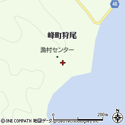 長崎県対馬市峰町狩尾46周辺の地図