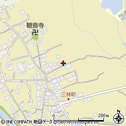大阪府和泉市三林町192-2周辺の地図