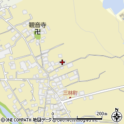 大阪府和泉市三林町191-2周辺の地図