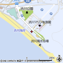 玉野市役所　渋川市営管理事務所周辺の地図