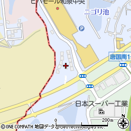 株式会社ホームライフ和泉店周辺の地図