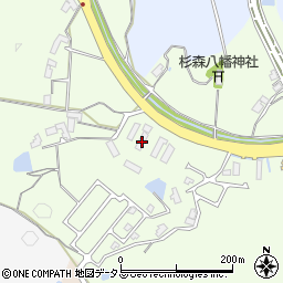 広島県東広島市高屋町杵原991周辺の地図